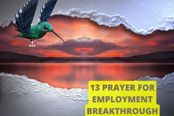 13 Prayer for Employment Breakthrough