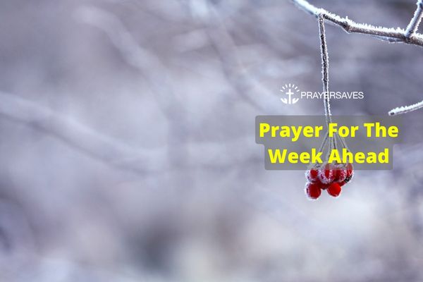 Prayer For The Week Ahead