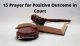 15 Prayer for Positive Outcome in Court