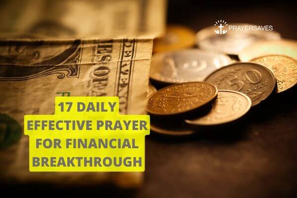 DAILY EFFECTIVE PRAYER FOR FINANCIAL BREAKTHROUGH