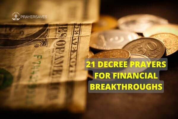 DECREE PRAYERS FOR FINANCIAL BREAKTHROUGHS