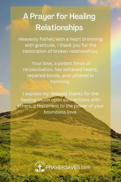 A Prayer for Healing Relationships