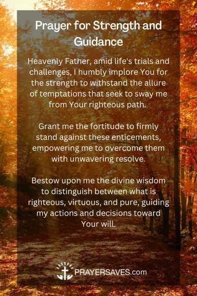 Prayer for Strength and Guidance